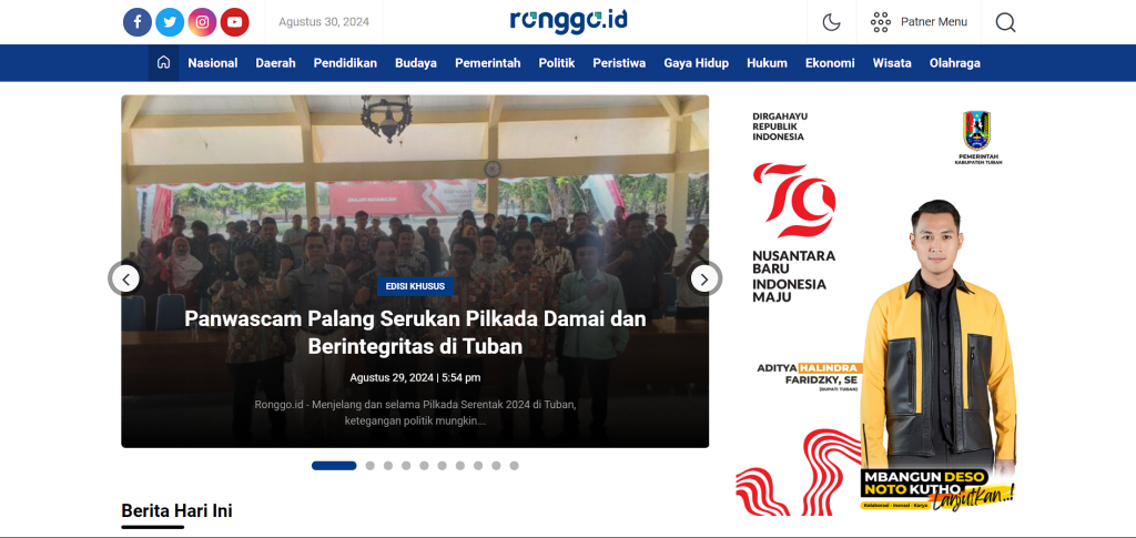 Jasa Pembuatan Website Berita Profesional